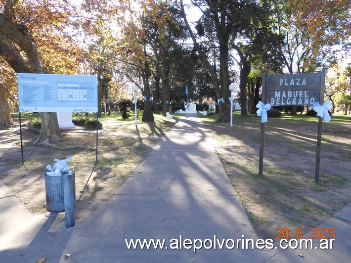 Foto: Rafael Obligado - Plaza Manuel Belgrano - Rafael Obligado (Buenos Aires), Argentina