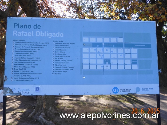 Foto: Rafael Obligado - Plaza Manuel Belgrano - Rafael Obligado (Buenos Aires), Argentina