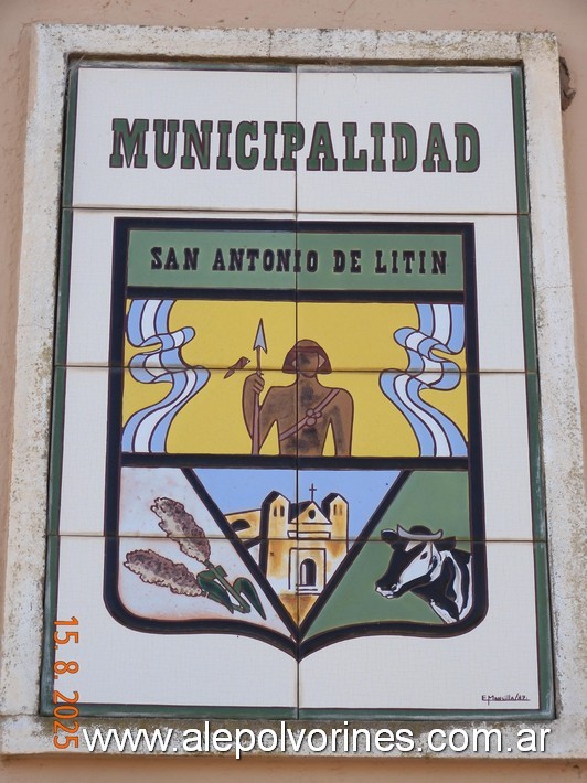 Foto: San Antonio de Litin - Escudo Municipal - San Antonio de Litin (Córdoba), Argentina
