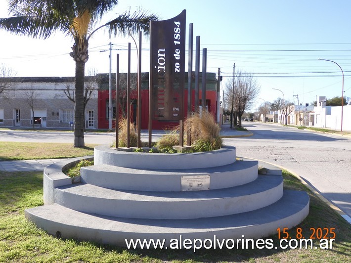 Foto: San Antonio de Litin - Plaza San Martin - Homenaje Fundacion - San Antonio de Litin (Córdoba), Argentina