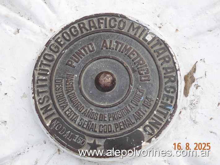 Foto: Villa del Transito - Punto Nodal IGM N°150 - Villa del Transito (Córdoba), Argentina