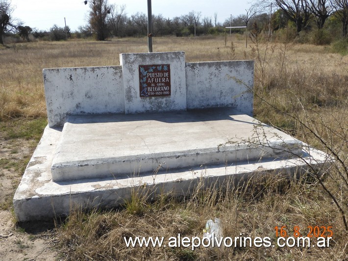 Foto: Puesto de Afuera - Homenaje Manuel Belgrano - Puesto de Afuera (Córdoba), Argentina