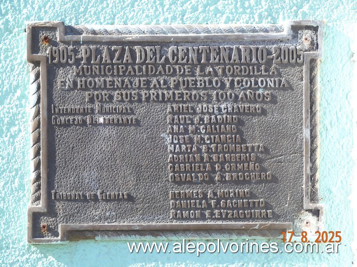 Foto: La Tordilla - Plaza del Centenario - La Tordilla (Córdoba), Argentina