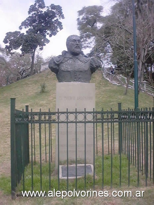 Foto: San Telmo - Parque Lezama - Busto Ulrico Schmidel - San Telmo (Buenos Aires), Argentina