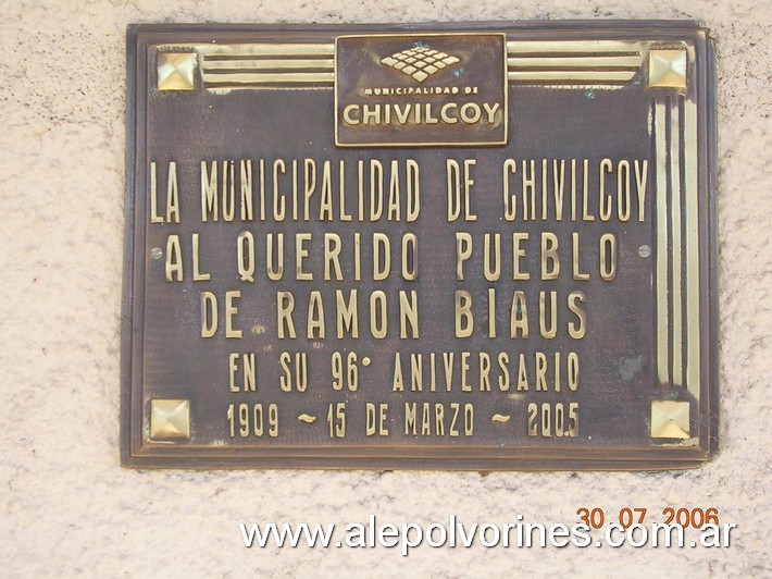 Foto: Ramon Biaus - Homenaje de la Municipalidad de Chivilcoy - Ramon Biaus (Buenos Aires), Argentina