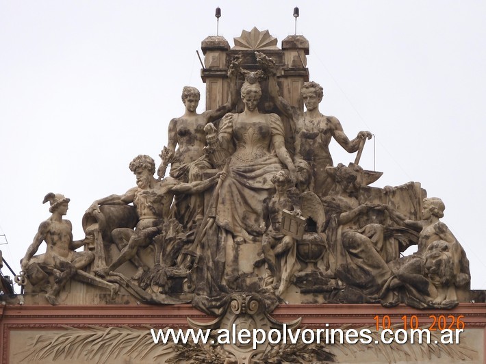 Foto: Casa Rosada - Detalles del Contrafrente - Montserrat (Buenos Aires), Argentina