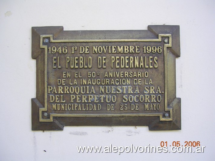 Foto: Pedernales - Iglesia NS del Perpetuo Socorro - Pedernales (Buenos Aires), Argentina