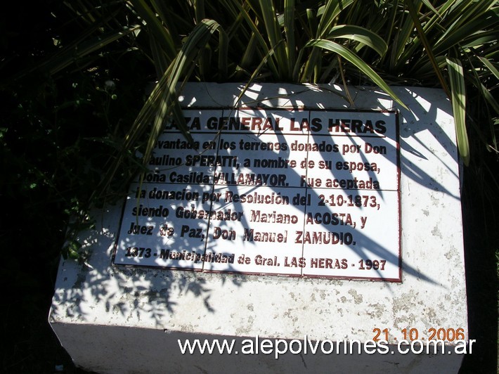 Foto: General Las Heras - Plaza General Las Heras - General Las Heras (Buenos Aires), Argentina