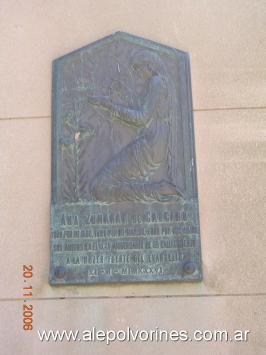 Foto: Ramon J. Carcano Capilla Ana Zumaran de Carcano - Ramon Carcano (Córdoba), Argentina