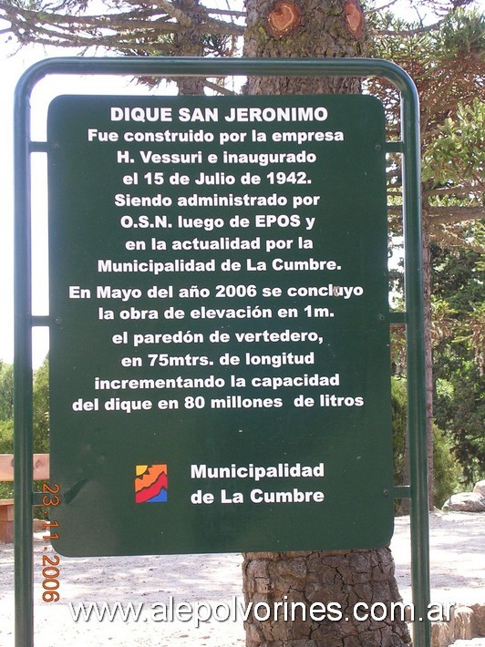 Foto: La Cumbre - Dique San Jeronimo - La Cumbre (Córdoba), Argentina