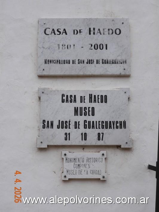 Foto: Gualeguaychú - Museo Casa de Haedo - Gualeguaychú (Entre Ríos), Argentina