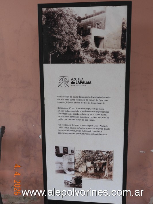 Foto: Gualeguaychú - Museo Azotea de Lapalma - Gualeguaychú (Entre Ríos), Argentina