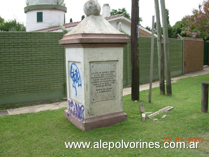 Foto: Francisco Alvarez - Monumento a la batalla en los Campos de Alvarez - Francisco Alvarez (Buenos Aires), Argentina