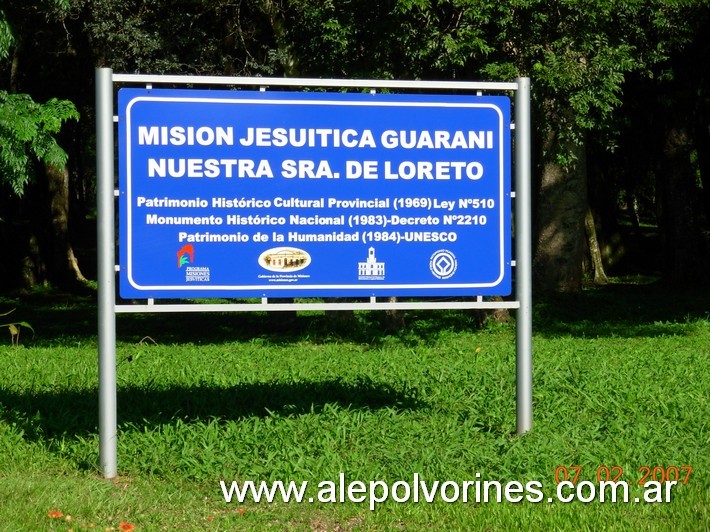 Foto: Loreto - Misión Jesuítica Guaraní - Loreto (Misiones), Argentina