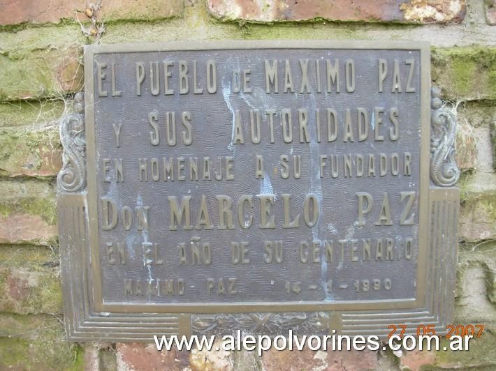 Foto: Máximo Paz - Plaza Centenario - Maximo Paz (Santa Fe), Argentina
