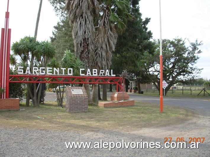 Foto: Sargento Cabral - Acceso - Santa Teresa (Santa Fe), Argentina