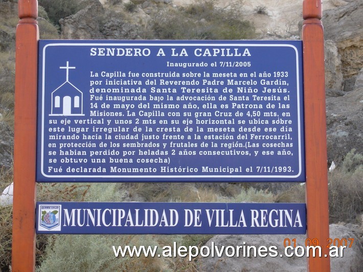 Foto: Villa Regina - Sendero de la Capilla - Villa Regina (Río Negro), Argentina