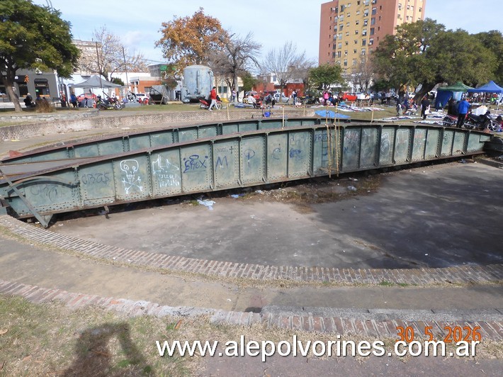 Foto: Estacion Santa Fe FCCA - Mesa Giratoria - Santa Fe, Argentina