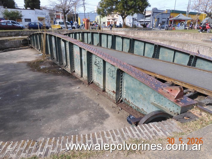 Foto: Estacion Santa Fe FCCA - Mesa Giratoria - Santa Fe, Argentina