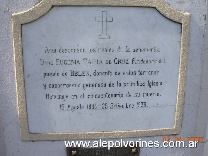 Foto: Escobar - Homenaje Doña Eugenia Tapia de Cruz - Escobar (Buenos Aires), Argentina
