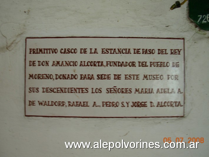 Foto: Moreno - Museo Histórico Amancio Alcorta - Moreno (Buenos Aires), Argentina