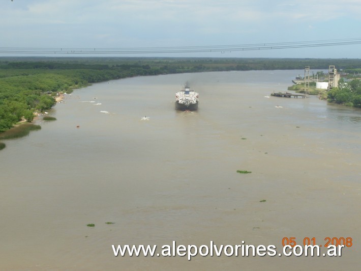 Foto: Zarate - Rio Parana desde el Puente - Zarate (Buenos Aires), Argentina