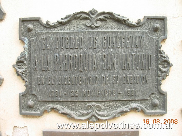 Foto: Parroquia San Antonio - Gualeguay - Gualeguay (Entre Ríos), Argentina