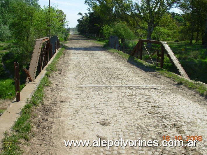Foto: Coronel Brandsen - Puente de Hierro sobre rio Samborombon Chico - Coronel Brandsen (Buenos Aires), Argentina