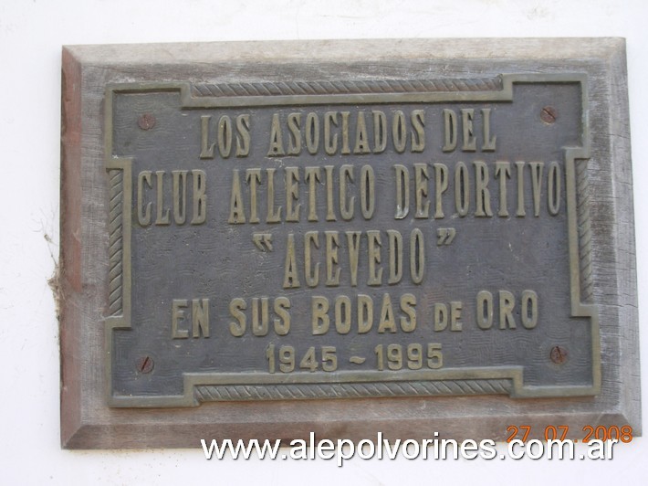 Foto: Acevedo - Club Atletico Deportivo Acevedo - Acevedo (Buenos Aires), Argentina