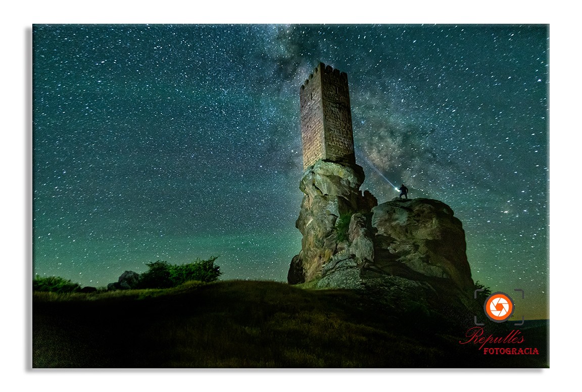 Foto: Nocturna en el castillo de Zafra - Campillo de Dueñas, Guadalajara (Guadalajara), España
