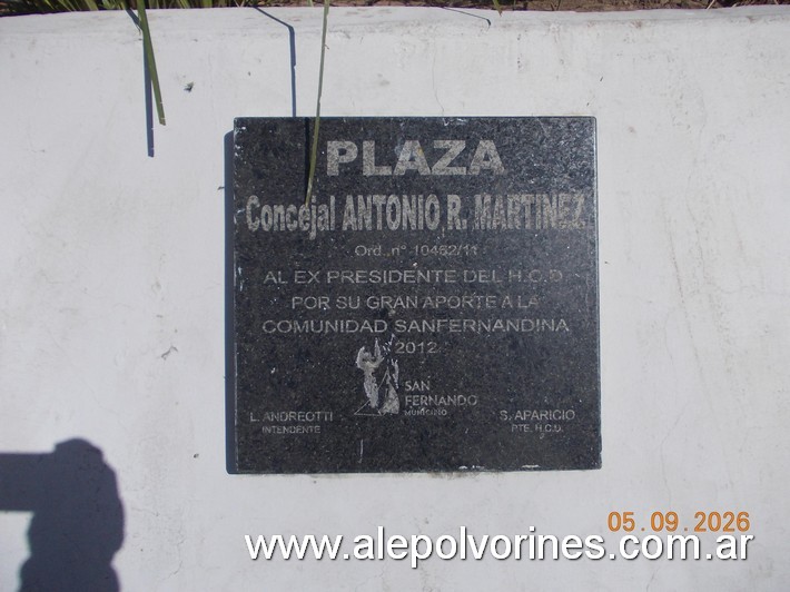 Foto: Plaza Concejal Antonio Martinez - San Fernando BA - San Fernando (Buenos Aires), Argentina