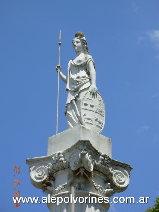 Foto: Columna de la Libertad, Plaza Rivera - Mercedes ROU - Mercedes (Soriano), Uruguay