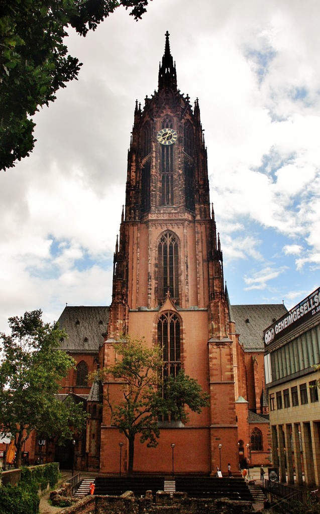 Foto: Campanario de la catedral - Frankfurt am Main (Hesse), Alemania