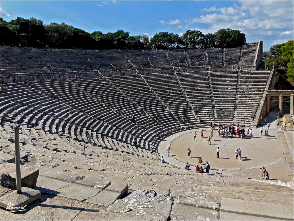 Foto: 110929-23 EPIDAURO TEATRO - Epidauro, Grecia