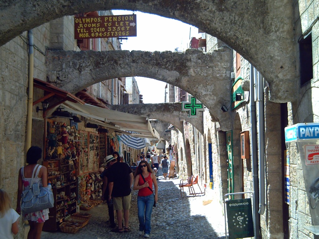 Foto: Calle - Rhodas, Grecia