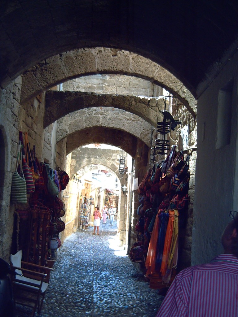 Foto: Callejuela - Rhodas, Grecia