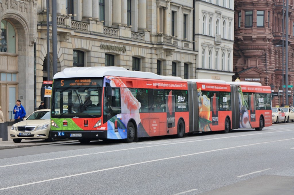 Foto: Autobús doble articulado - Hamburg (Hamburg City), Alemania