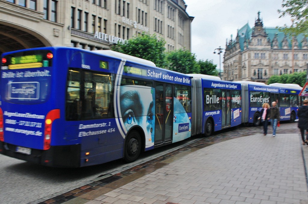 Foto: Autobús doble articulado - Hamburg (Hamburg City), Alemania