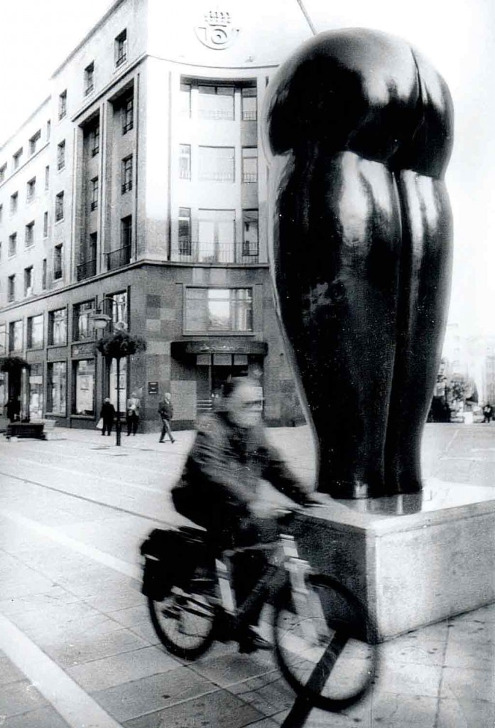 Foto: El ciclista - Oviedo (Asturias), España