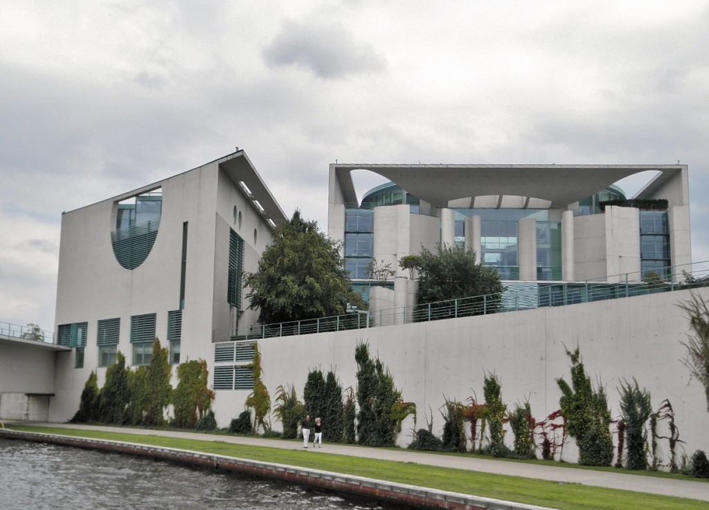 Foto: Cancillería vista desde el Spree - Berlín (Berlin), Alemania