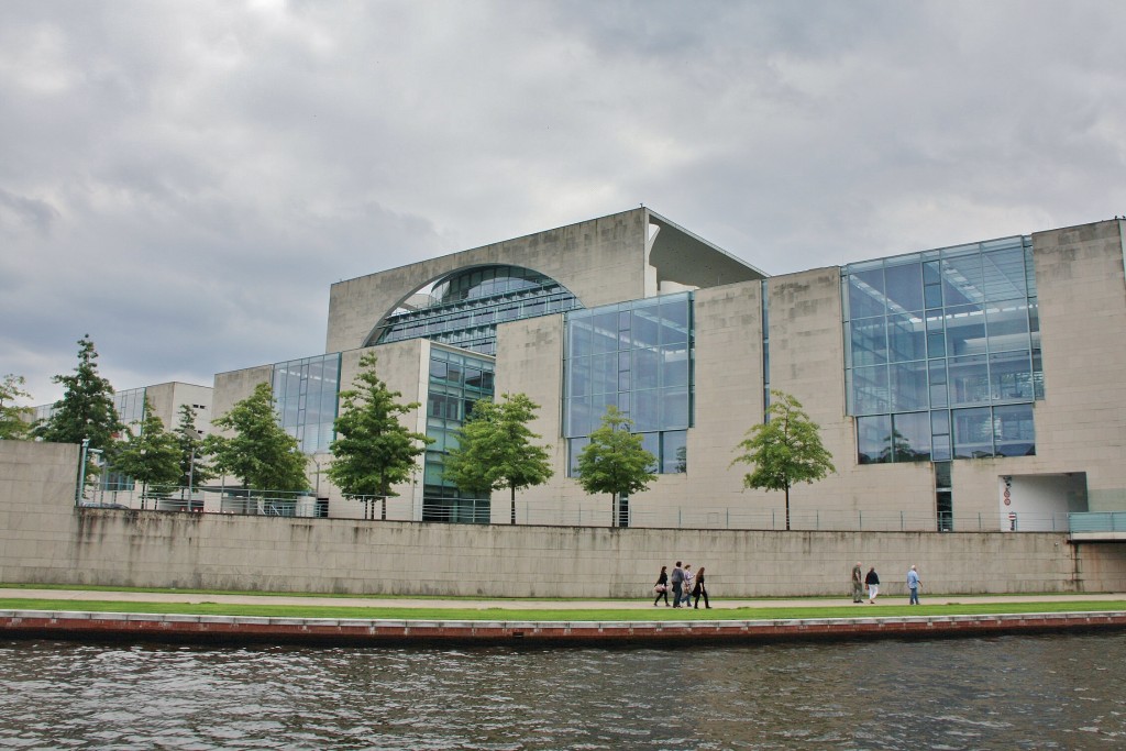 Foto: Cancillería vista desde el Spree - Berlín (Berlin), Alemania