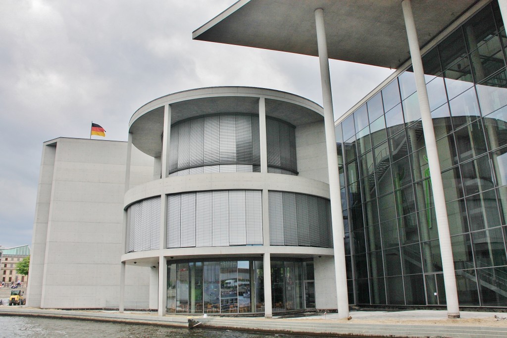 Foto: Cancillería vista desde el Spree - Berlín (Berlin), Alemania