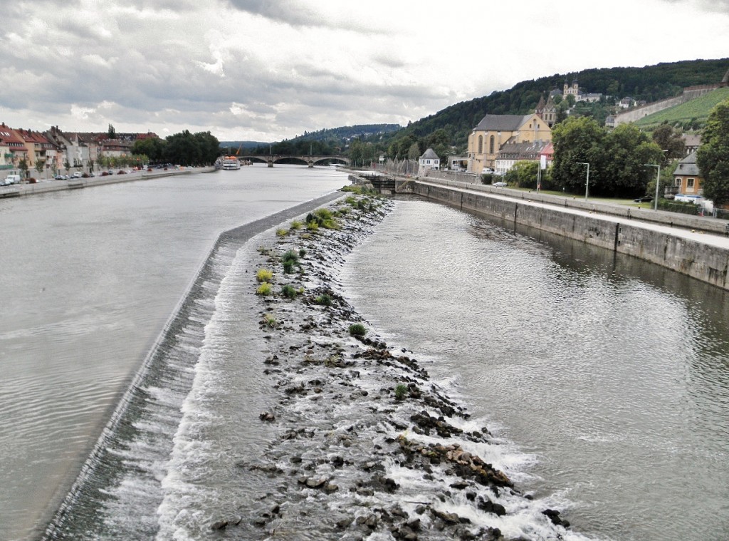 Foto: Vista del Main - Würzburg (Bavaria), Alemania