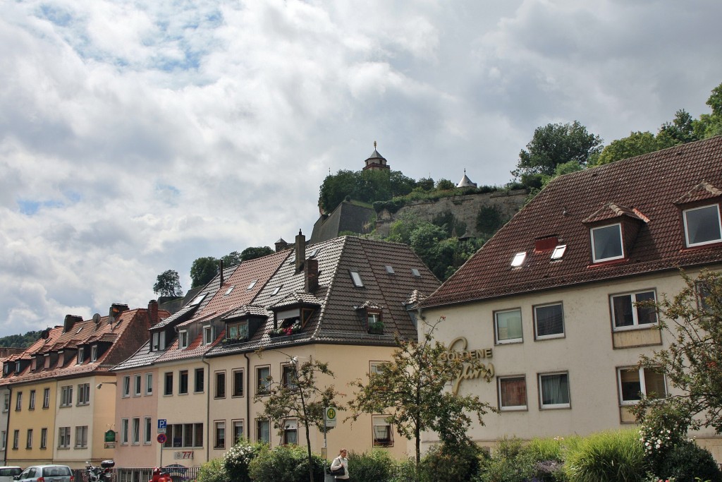 Foto: Vista desde el puente viejo - Würzburg (Bavaria), Alemania