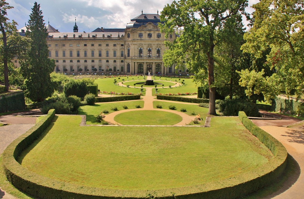Foto: Jardín de La Residencia - Würzburg (Bavaria), Alemania