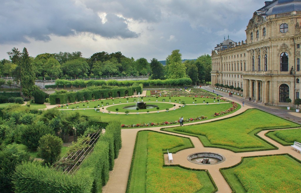 Foto: Jardín de La Residencia - Würzburg (Bavaria), Alemania