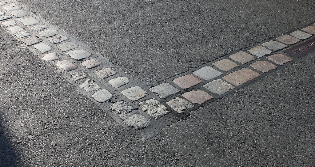 Foto: Marca del muro - Berlín (Berlin), Alemania