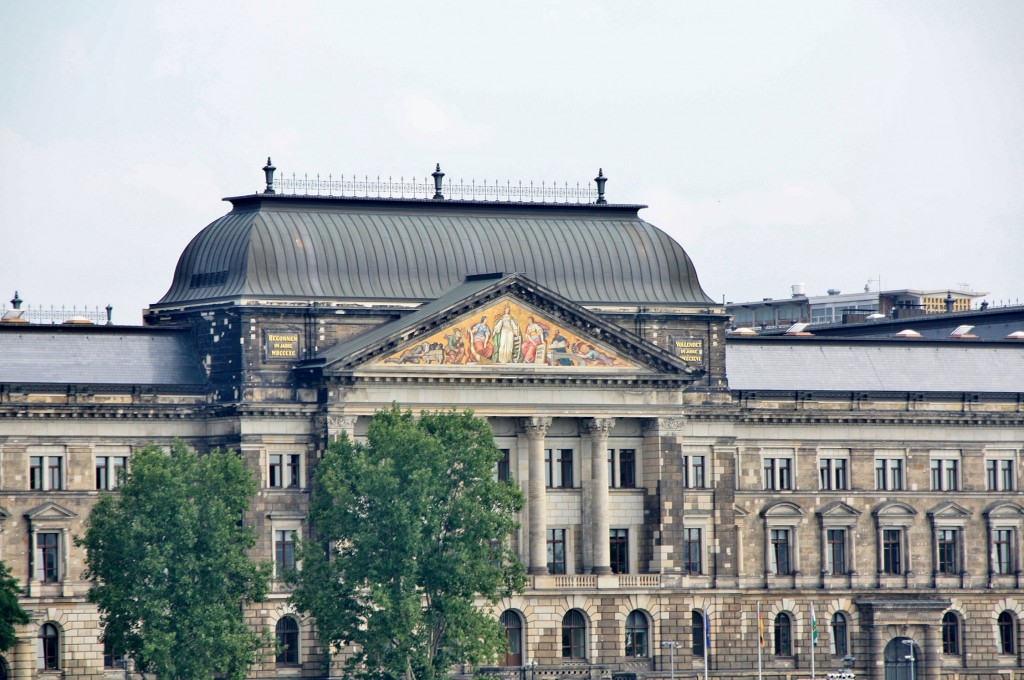Foto: Vistas desde la terraza Brühlsche - Dresden (Saxony), Alemania