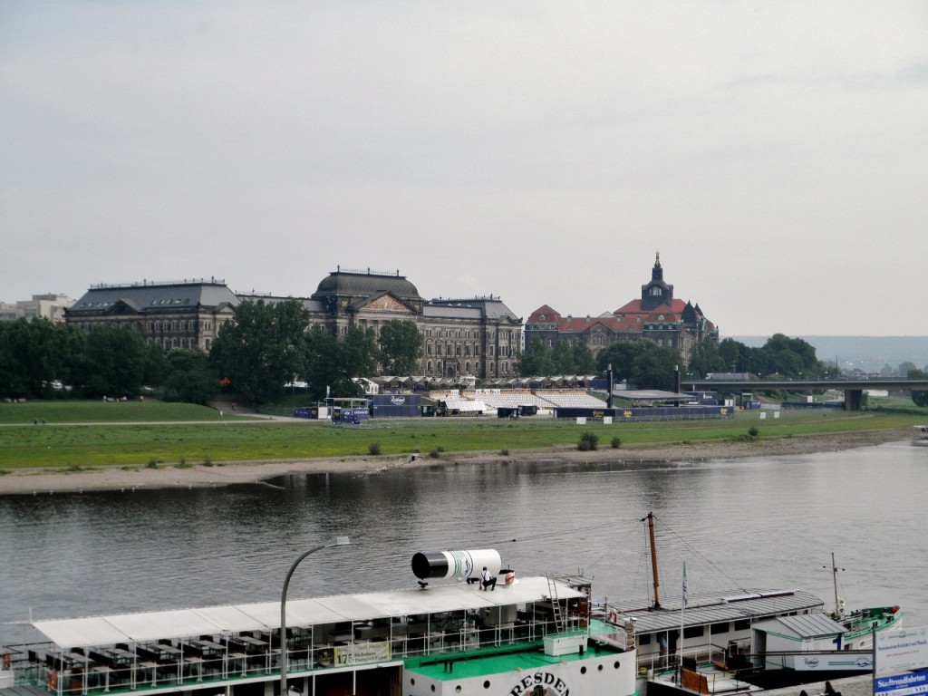 Foto: Vistas desde la terraza Brühlsche - Dresden (Saxony), Alemania