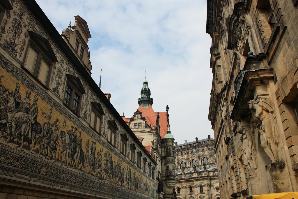 Foto: Fürstenzug (cortejo de los príncipes) - Dresden (Saxony), Alemania